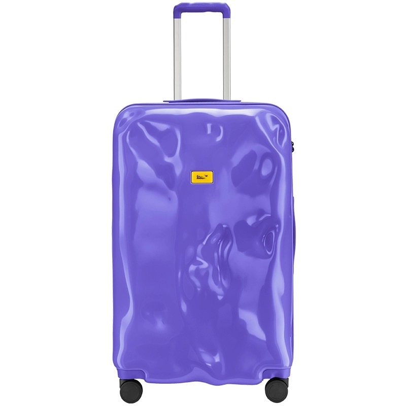 クラッシュ耐性のある箱、凹凸のある隕石痕のあるスーツケース、耐久性のあるジッパー付きPCローダースーツケース、スポーツトラベルスーツケース、機内持ち込みスーツケース