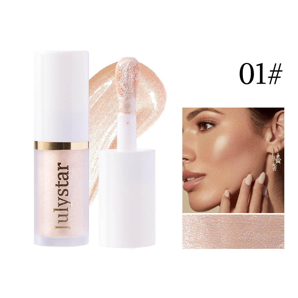 Julystar Facial Blush, Long-lasting Pearlescent Lip Brightening, Natural Highlight Contouring Liquid Set Wholesale undefined
