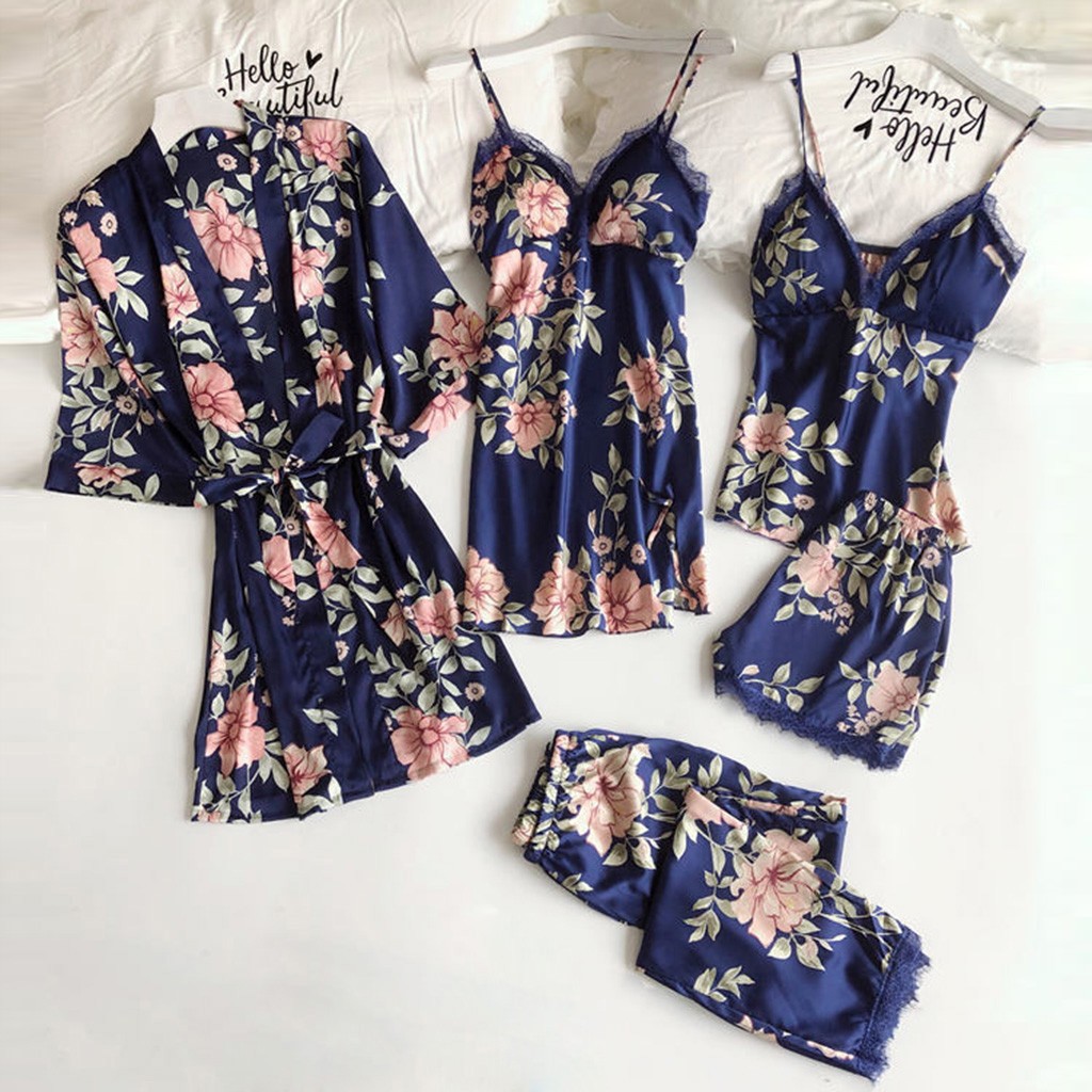 Women's Sexy Leaf Flower Polyester Printing Shorts Sets Pants Sets display picture 2