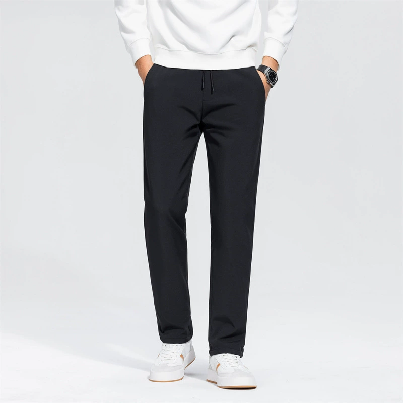 Мужские пуховые брюки носят 2024 новый зимний свободный отдых на открытом воздухе теплые утиные пуховые хлопчатобумажные брюки мужчины 1503