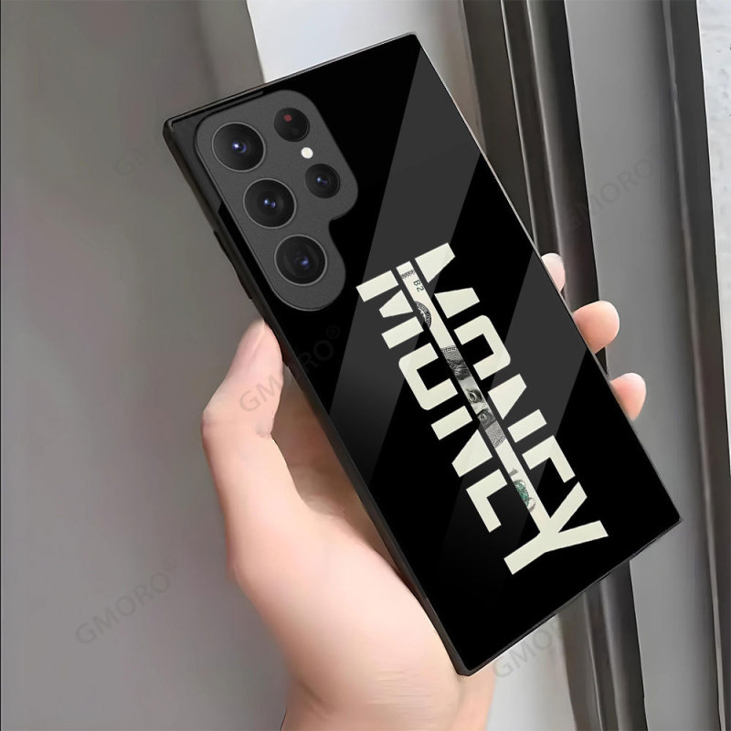 Money English Suitable for Samsung S25Ultra Hard Shell Galaxy S24Fe Mobile Phone Protective Cover S21Plus Male