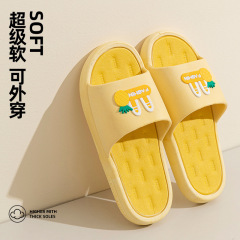 新しいパイナップルのスリッパの女性の夏の家庭用の滑り止めはかわいいです。