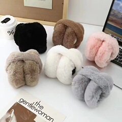 冬の耳当て保温ぬいぐるみ冬の耳当て防寒厚手耳当て学生ネット赤折りたたみ可爱い防风