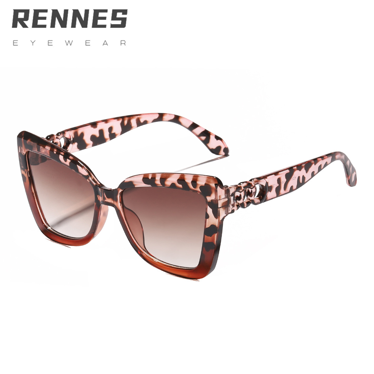 2022 nuevo estilo Chanel gafas de sol de protección solar retro artístico gran marco gafas de sol cara grande adelgazamiento 97119