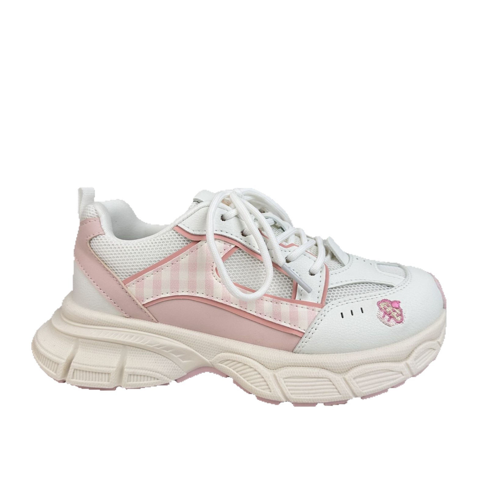 Zapatos de papá de suela gruesa de onda lejana para mujer 2025 nuevos zapatos de red de verano para mujer zapatos de deporte de ocio con superficie de malla transpirable para mujer