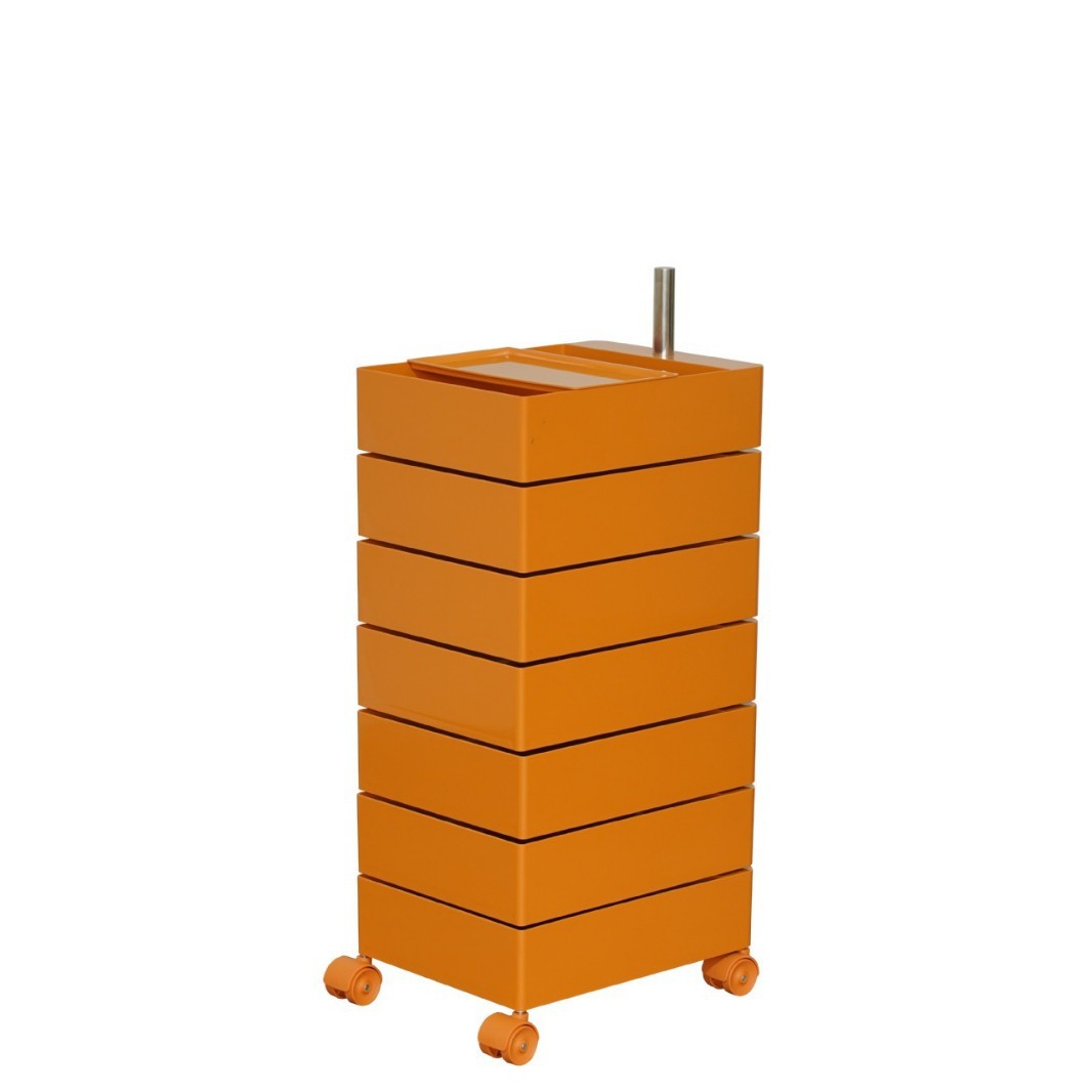 Gabinete de almacenamiento giratorio, mesera de cama móvil, armario lateral, armario nórdico simple, armario de cosméticos de red, armario de cosméticos