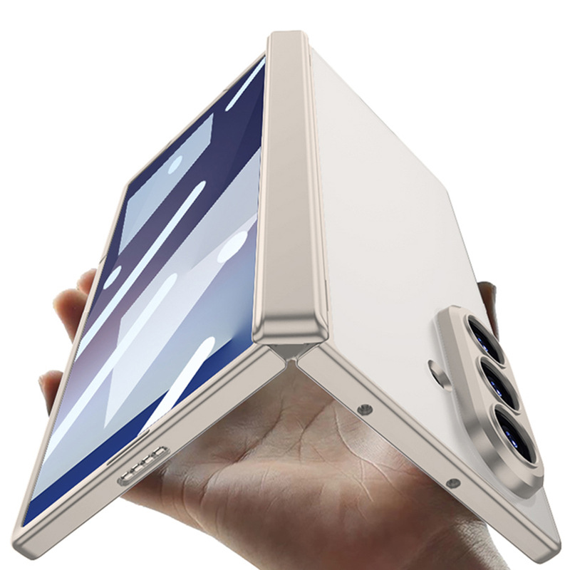 gkk适用于三星Z Fold7手机壳壳膜一体折叠转轴肤感半透PC保护套|undefined