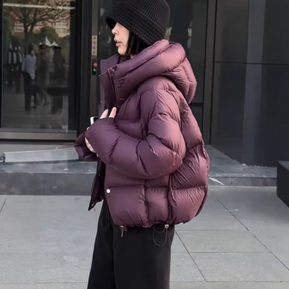 High-End Puff Thickened Warm Short down Jacket for Women, New Winter Style, Petite Casual Puffer Coat, Trendy