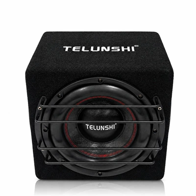 Source Factory 12V Car Active Subwoofer with Three-Sided Sound Output, Dual Passive Radiation Cone, Trunk Audio Wholesale (Car speaker/subwoofer) - universal-car-audio-modification-and-upgrade-8inch-x-subwoofer