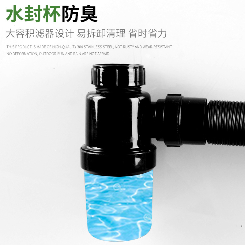 Lavabo, desodorante, desodorante, juego de desagüe negro, lavabo, desagüe, drenaje de piso, drenaje de pared