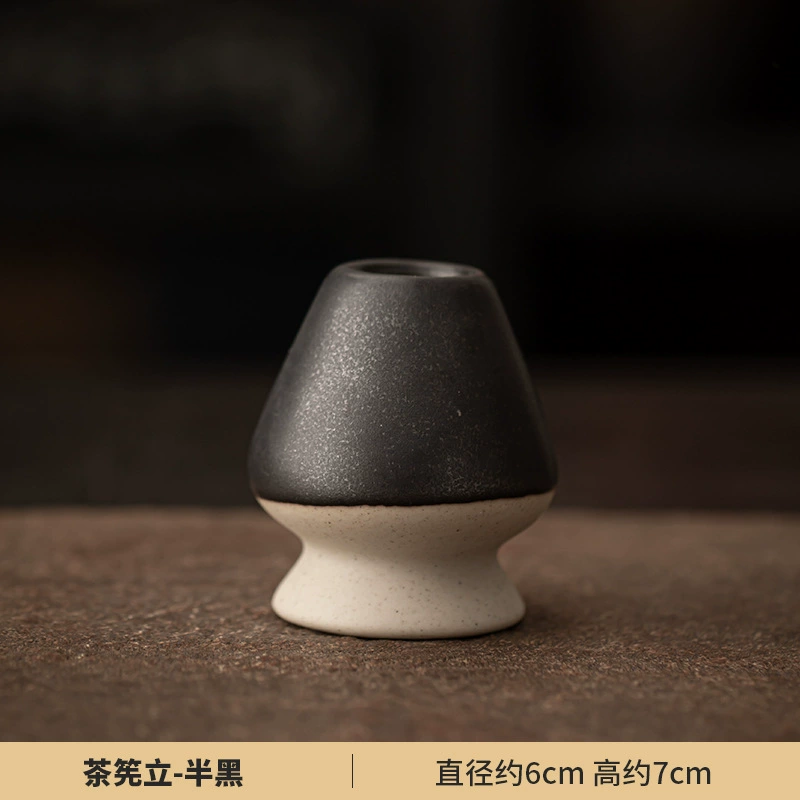 Набор чая матча (Creative Ceramics) японский стиль керамические чайные инструменты — венчик, ложка, сито нержавеющая сталь