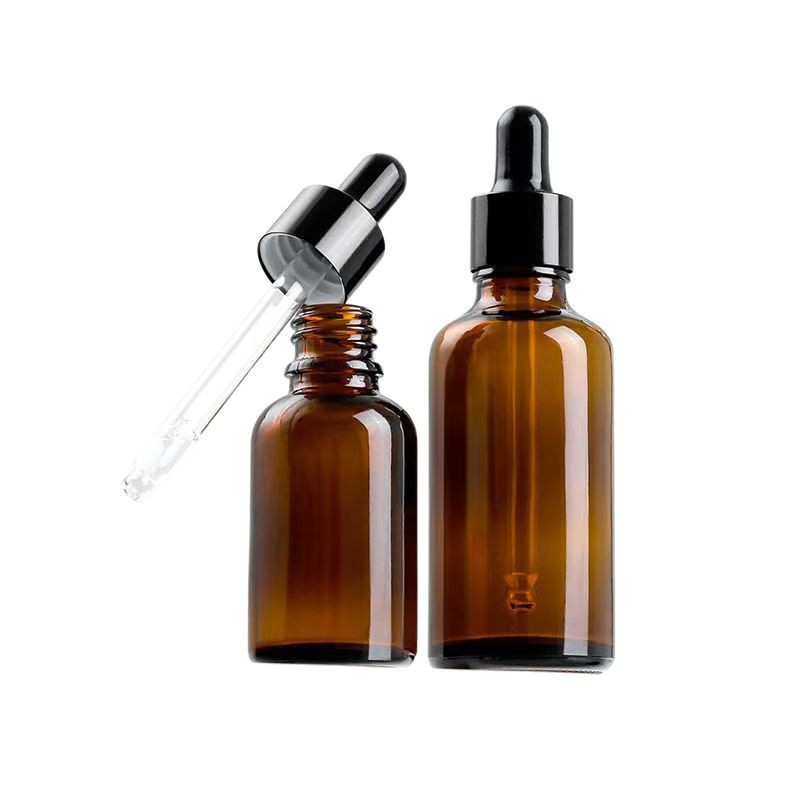 amber-yellow glass essential oil bottle 100ml essential oil bottle naked bottle packaging brown aromatherapy dropper essential oil bottle essential oil bottle sub-packaging