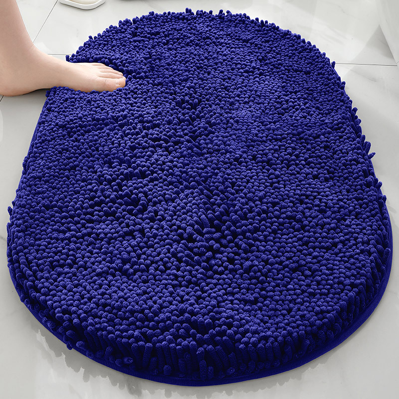 TEMU venta caliente esterillas de piso de cheneil de espesamiento alfombra de absorción de agua fuerte alfombra de puerta antideslizante inodoro alfombra de cama cama image 18