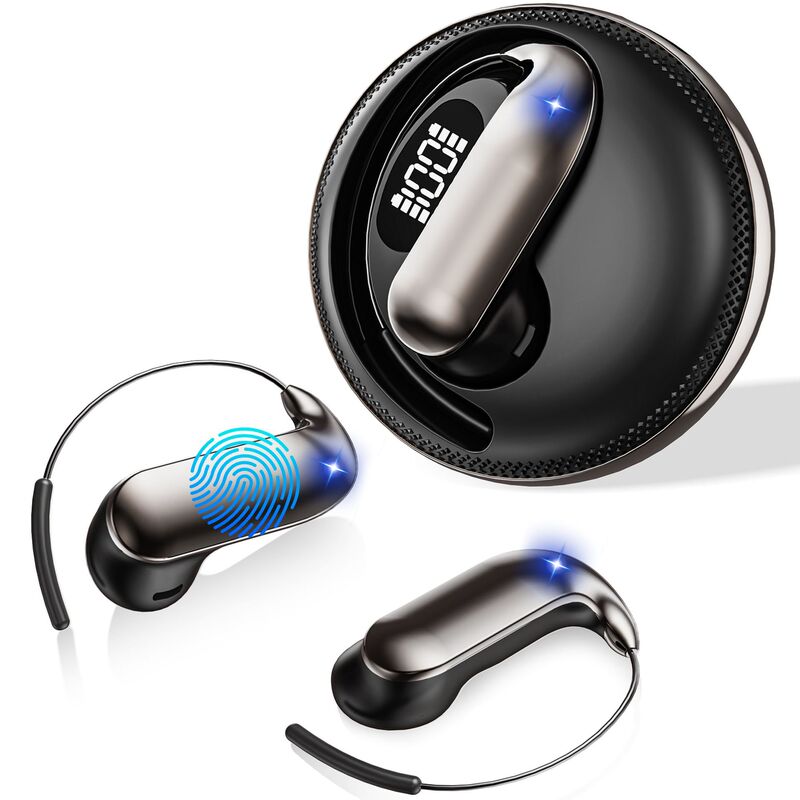 X56 New Model Ows Wireless Bluetooth Earphones, Sporty Over-Ear Design with Digital Display, Ai Translation, Music Earbuds for Cross-Border Use