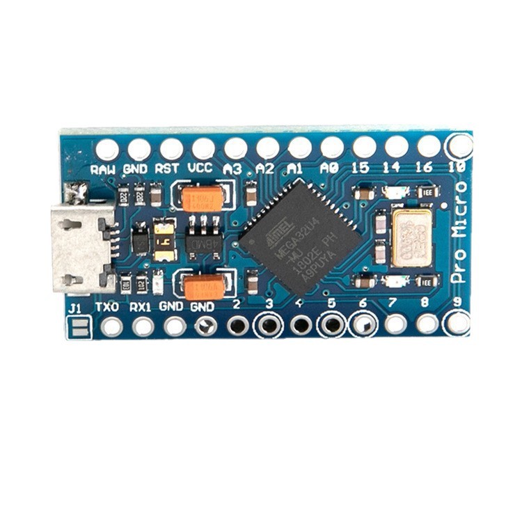 ProMicro5V/16M开发板采用Atmega32U4自身usb更新程序单片机芯片