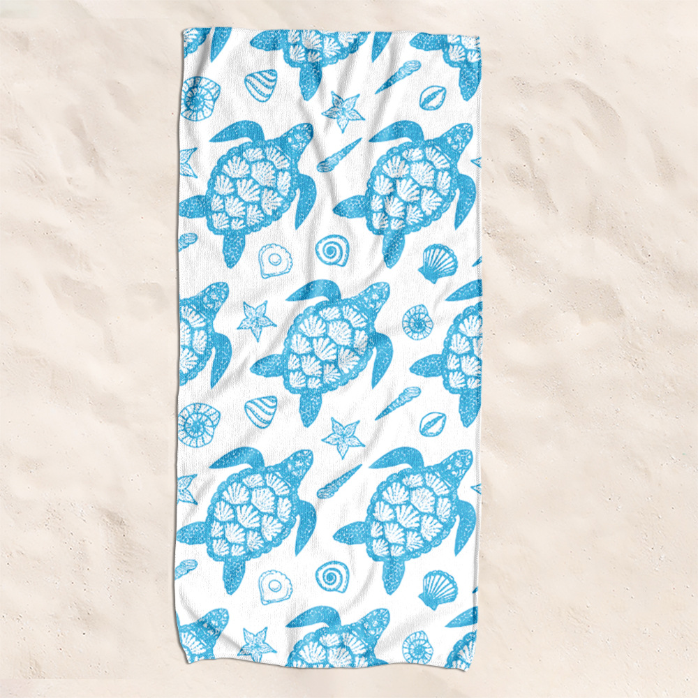 Toallas de playa transfronterizas para nadar toallas de baño de playa baño acondicionamiento físico para hombres y mujeres toallas de secado rápido convenientes