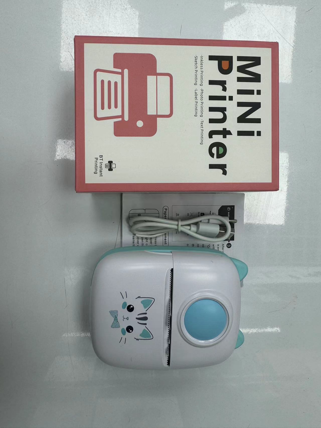 Handheld small printer, photo, (Cross-border trading), bluetooth