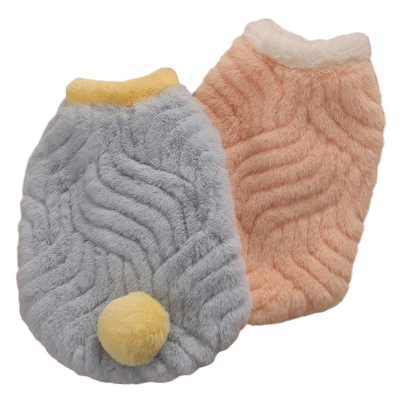 Ropa de gato otoño e invierno cálido títere gatito alemán chaleco ropa de invierno capa gradual lindo invierno gato mascota invierno