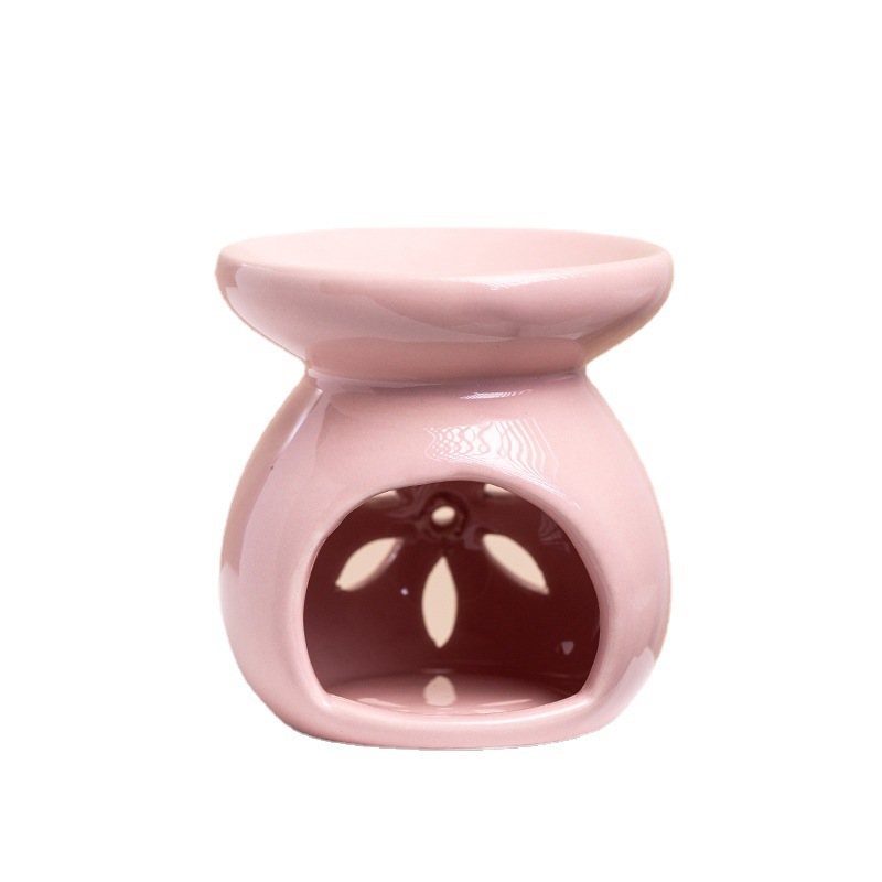 Logos personalizados aromáticos conjuntos de lámparas de aceite esencial con accesorios nórdicos románticos dormitorio vela de cerámica horno de aceite esencial
