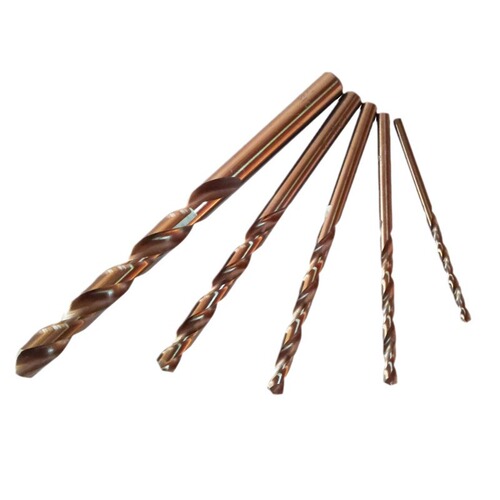 Cobalt-containing m35 twist drill straight shank high-speed steel fully ground stainless steel metal steel plate iron sheet reaming twist drill