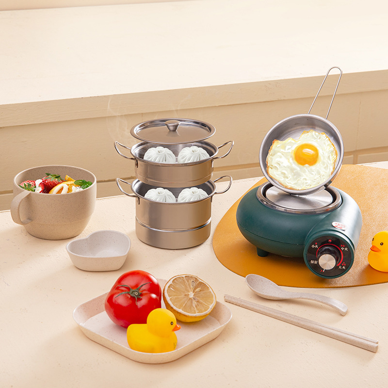 Children's Cooking Kitchen Set Boys and Girls Birthday Gift Primary School Educational Toys Cooking Kitchenware Gifts