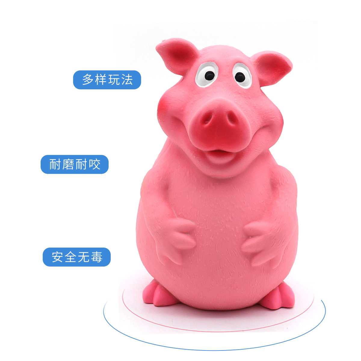 Juguetes para perros transfronterizos, auto-omisión, goma resistente a los molares, juguetes para perros con sonido, juguetes de sonido para mascotas al por mayor