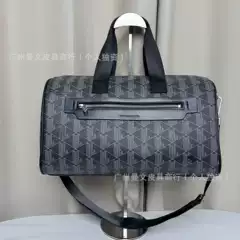 New Premium PVC Men's Travel Duffel Bag Large Capacity Trendy Fashion Casual Carry-On