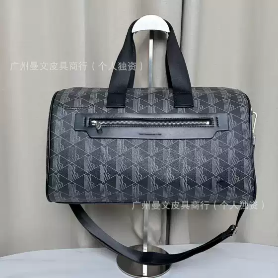 New Premium PVC Men's Travel Duffel Bag Large Capacity Trendy Fashion Casual Carry-On
