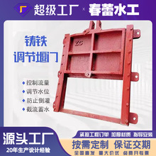 铸铁闸门源头厂家供应手电一体式两用双向止水铸铁镶铜闸门启闭机