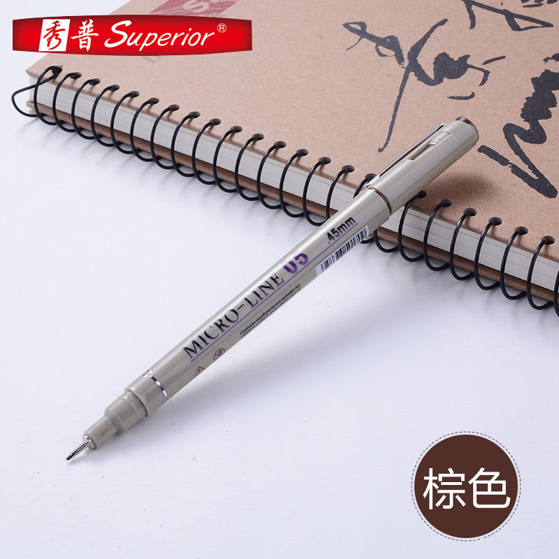 Especial transfronterizo para xiupu 12-color aguja pluma diseño dibujo gancho pluma anime dibujo pluma a base de agua 807c