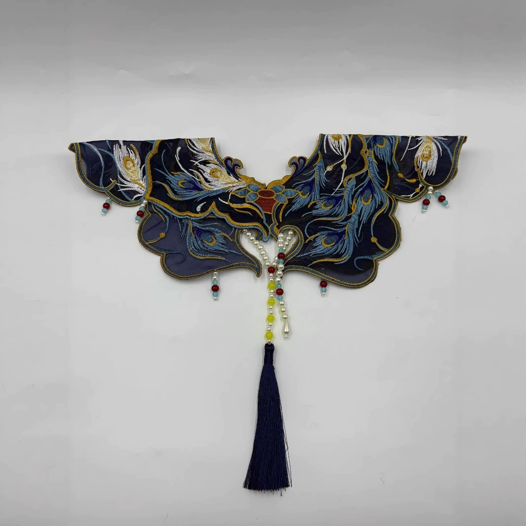 Униформа бакалавра с облачными плечами, студенческая новая накидка в китайском стиле, юбка мамиан, шаль ханьфу с вышитым искусственным воротником, древний стиль