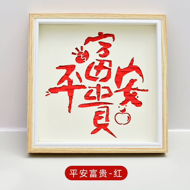 handmade intangible cultural heritage bamboo painting DIY material package salon team building activity kindergarten ornaments series