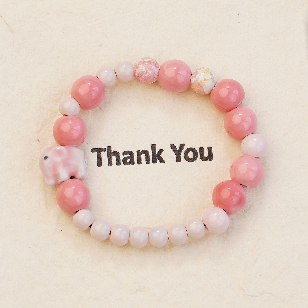 Jingdezhen pulsera de cerámica de verano mujer alta sensación galletas serie de gatos nicho diseño universal pulsera alta sensación
