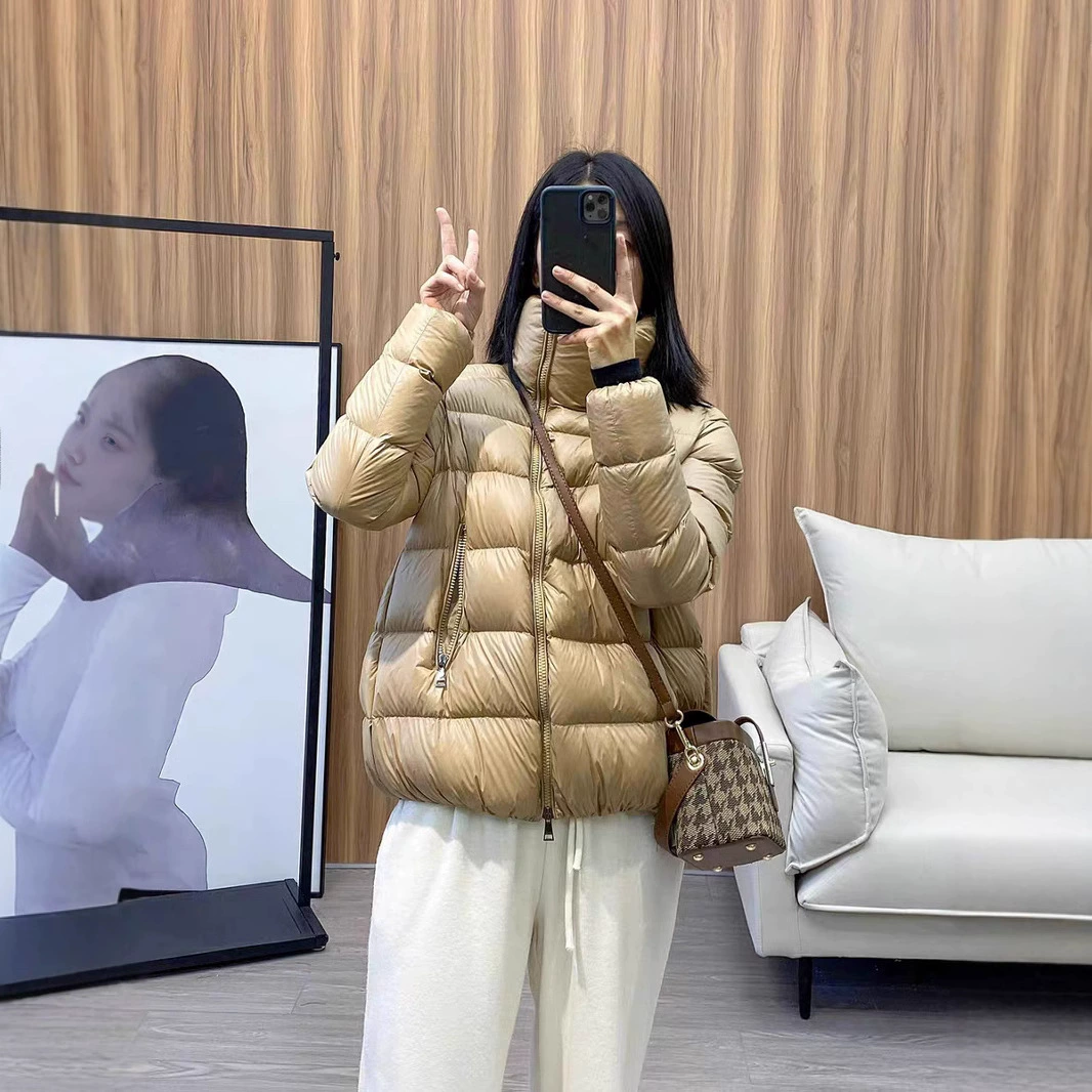 Высококачественный 90 белый утиный пух маленький воротник с толстым воротником