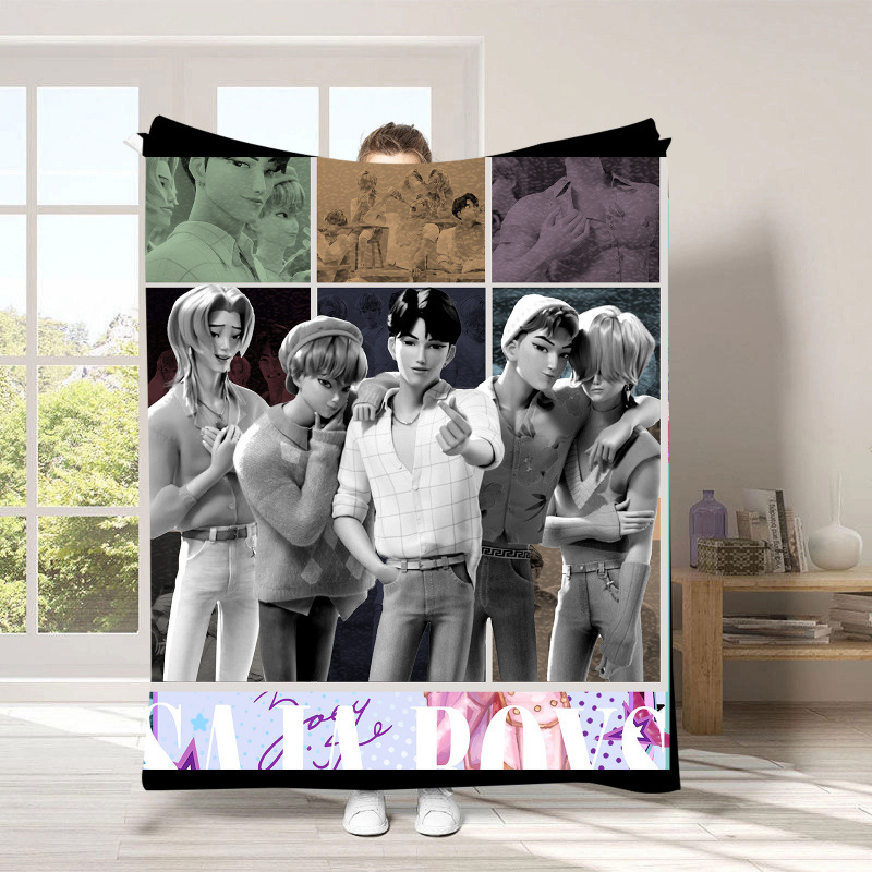 Explosiones transfronterizas de caza de brujas mantas de franela de comercio exterior Amazon mantas de cama gruesas mantas