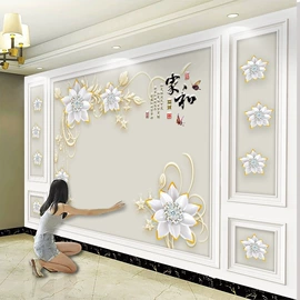 墙纸、壁纸;墙布