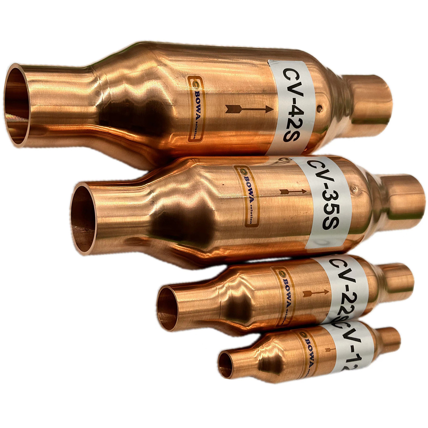 2-5/8"单向阀安装在一用一备螺杆制冷机组吸气管路减少蒸发器数量