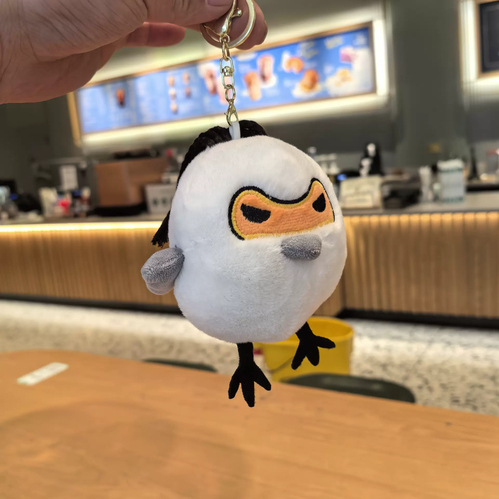 武汉文创邪完鸟发声玩偶高颜值礼物凶凶蒜鸟毛绒创意玩具公仔挂件