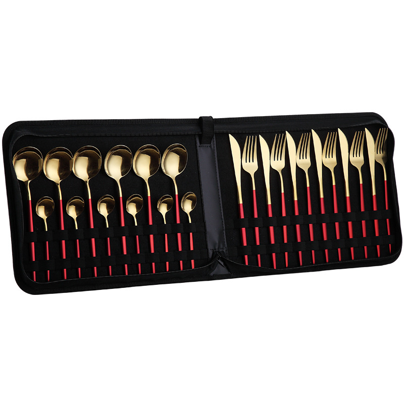 골드 + 레드 24 장 세트