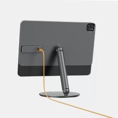 Ipad用マグネットスタンドアルミ合金360回転フラットスタンドデスクトップスタンド隠し回転式