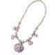 Cartoon Fresh Children's Pearl Mermaid Large Shell Oil Dropping Starfish Pendant Baby Princess Sweater Chain Necklace Jewelry