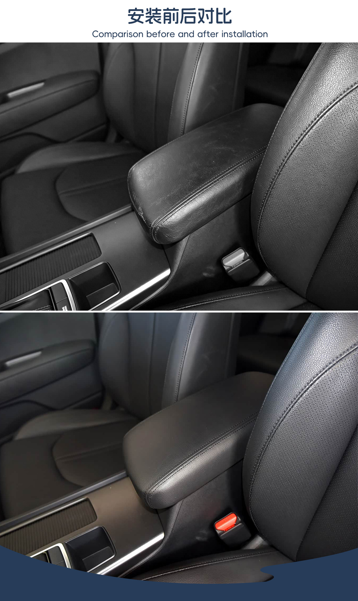 Suitable for Kia K5 Central Armrest Box Cover 2016-2020 Kia Optima Armrest Box Leather Cover Protective Cover