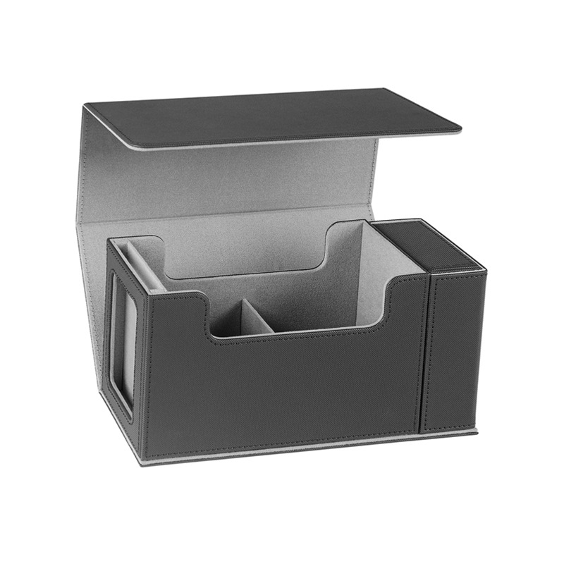 다기능 단일 창 카드 브릭 박스-(검정색 및 회색)