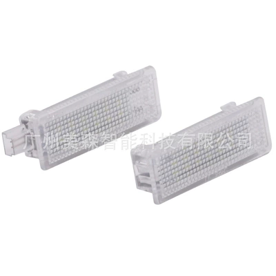 License plate lamp E39 Transparent Steady White Light