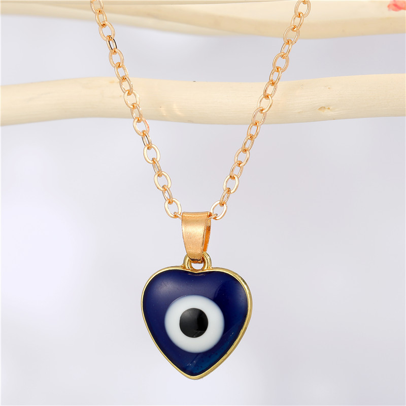Bohemian Geometric Eye Alloy Necklace Wholesale display picture 5