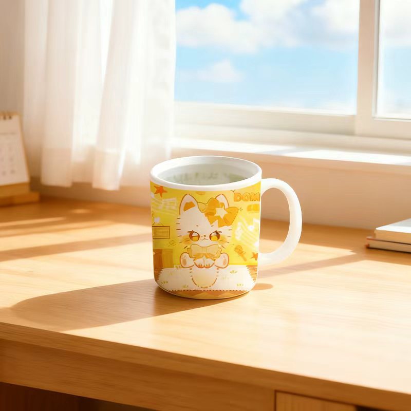 动漫周边广告新品变色创意马克杯 定制logo批发北欧星座定做