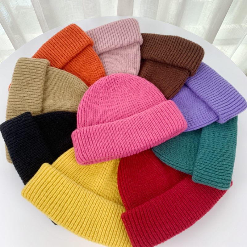 鹿毛绒双翻边帽