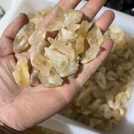 天然巴西黄水晶原石香薰扩香石水晶原石家居办公室装饰摆件批发