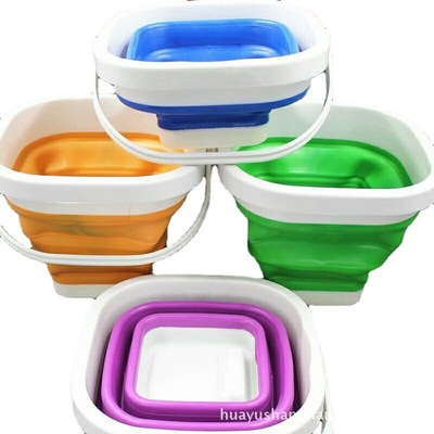 硅胶洗笔桶硅胶水桶美术用洗笔桶折叠水桶水粉洗笔筒