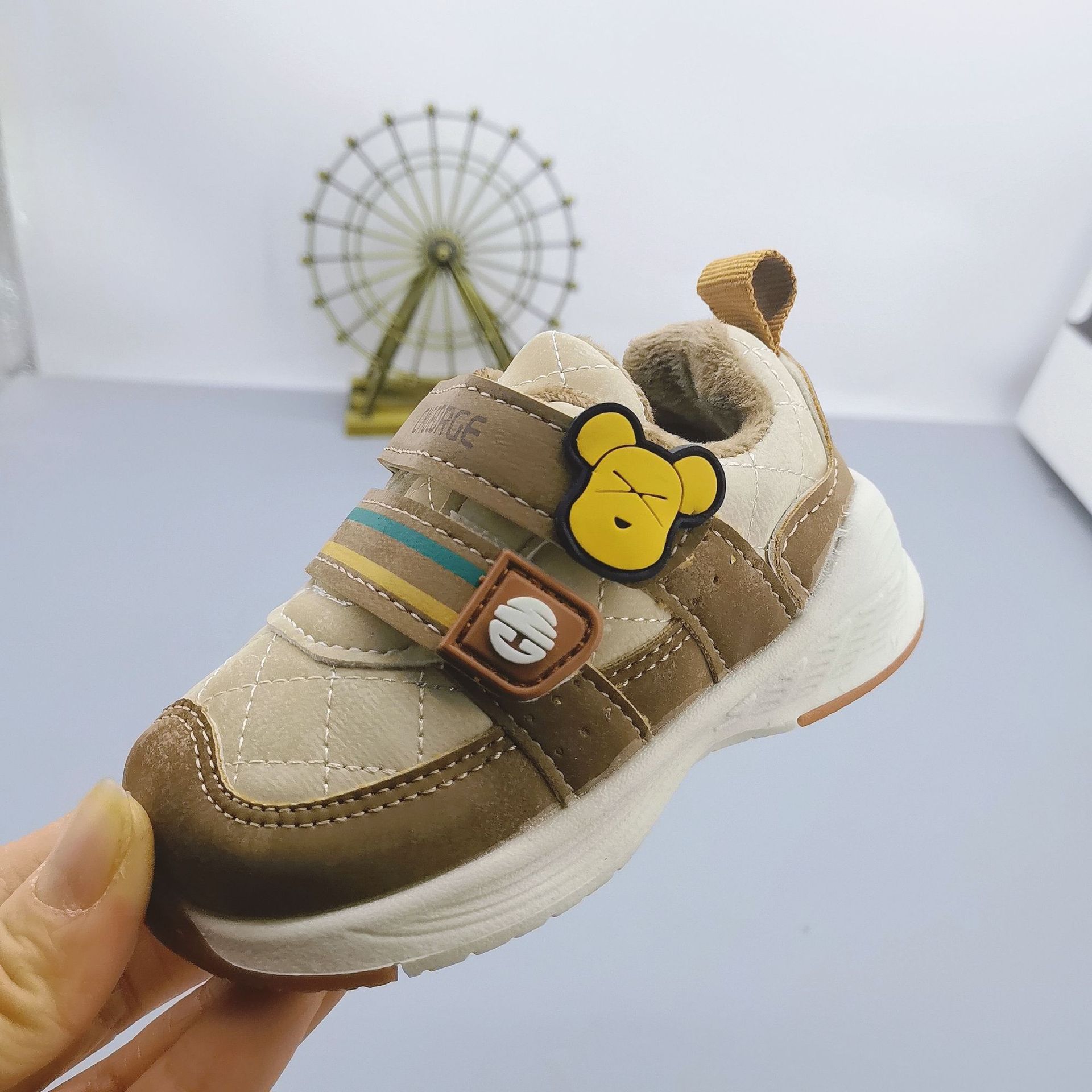 Zapatos de algodón para bebés antideslizantes, zapatos deportivos para bebés, suela suave de primavera, nuevos zapatos transpirables para bebés, zapatos transpirables